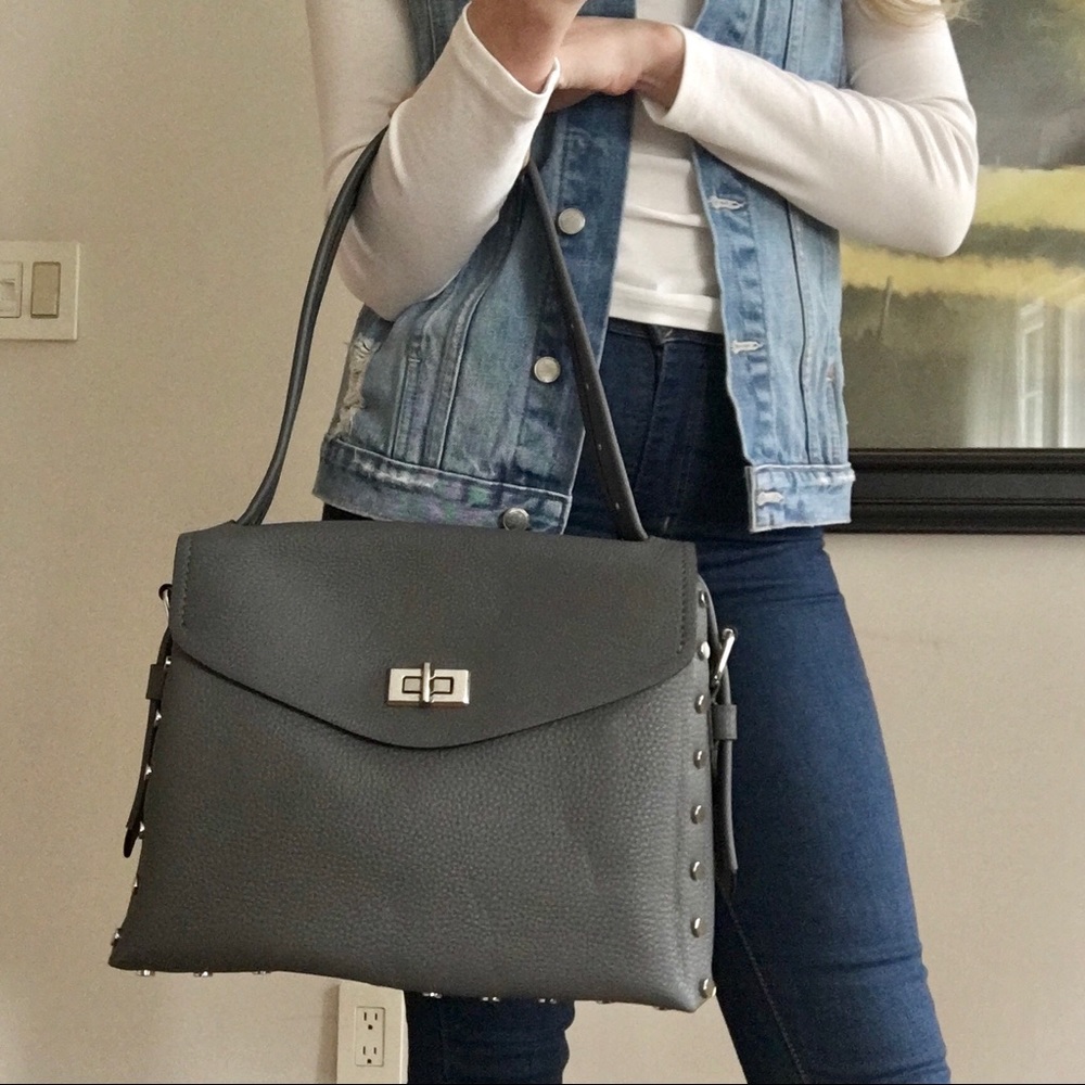 Henri Bendel Studded Shoulder Bag